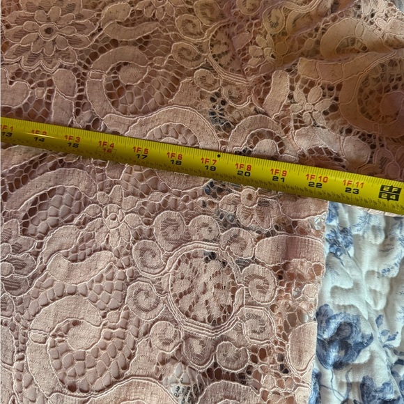 Nanette Lepore Blush Lace Blouse with Bow - Picture 6 of 7